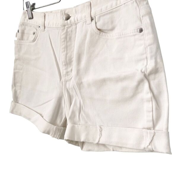 Lauren Jeans Co. Ralph Lauren White Jean Shorts in Size 8 - Picture 6 of 9